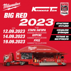 Milwaukee Big Red Tour 2023 in Kammarton Bulgaria