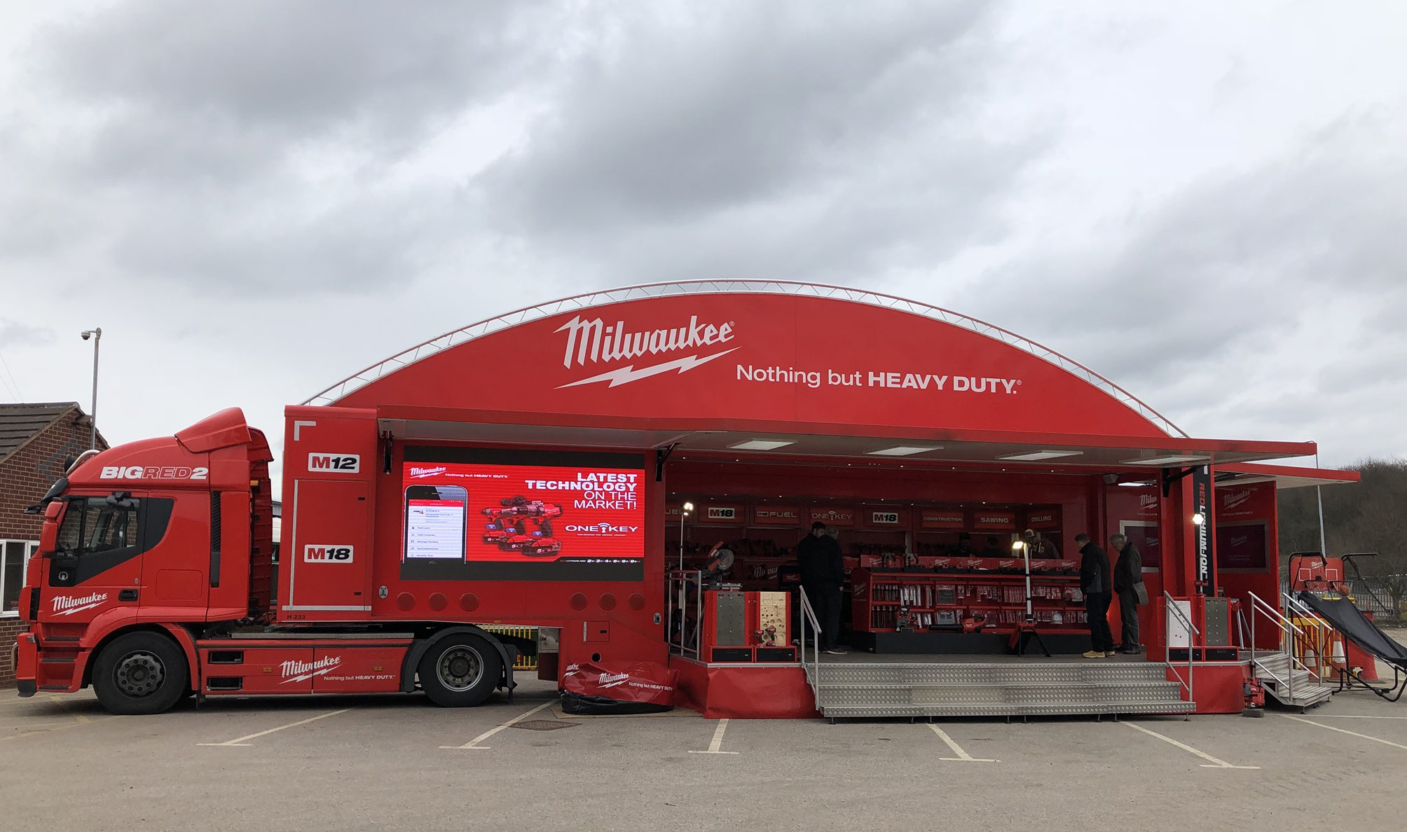 Milwaukee Big Red Truck Tour! News Kammarton Bulgaria - Industrial ...