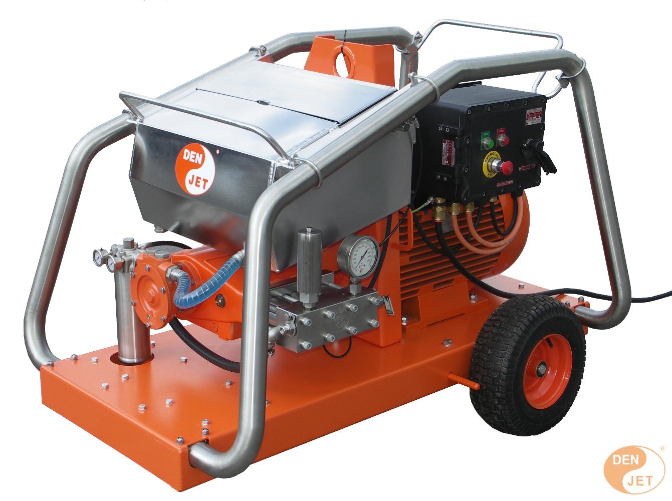 Water blasters DenJet CEX40 ATEX High and Ultra High Pressure Cleaning