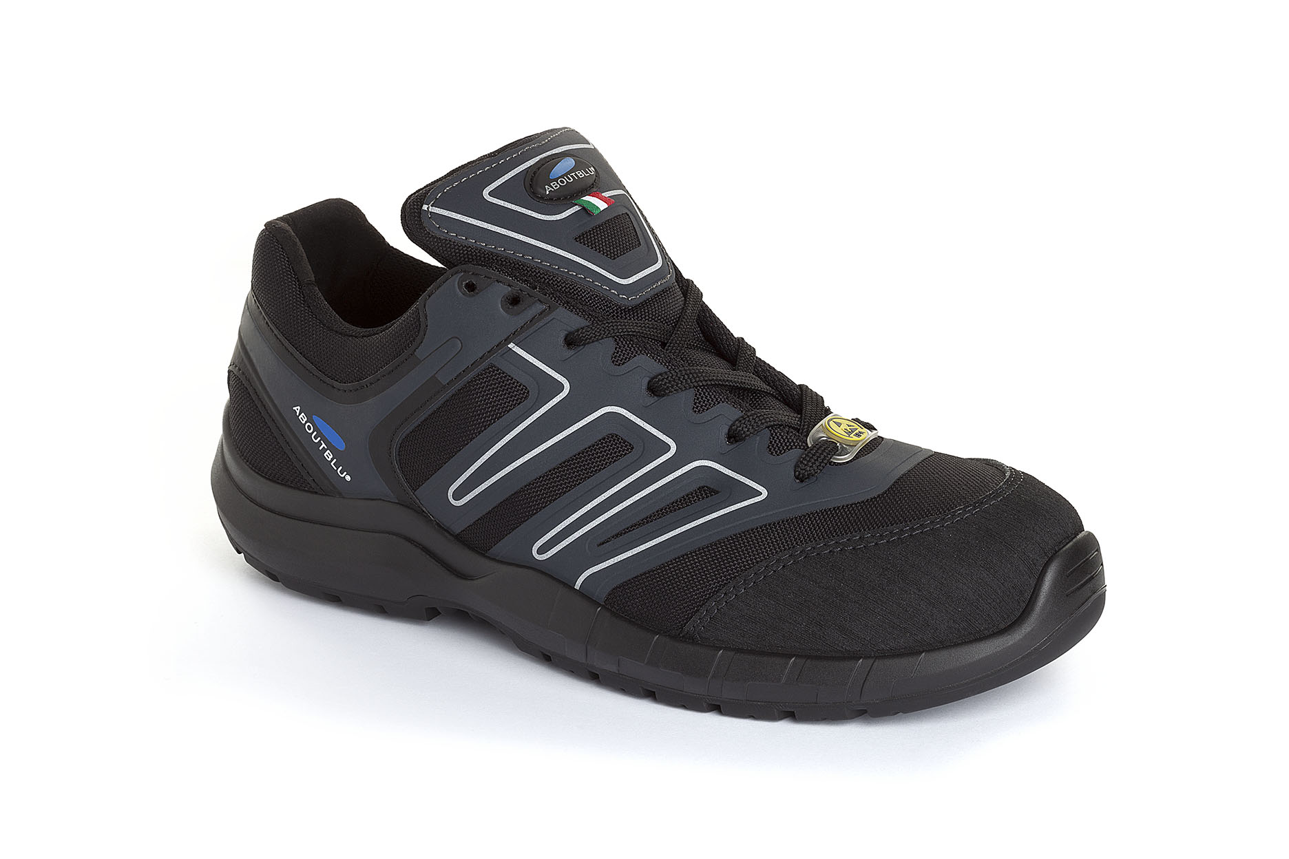 Safety shoes ABOUTBLU model INDIANAPOLIS BLACK LOW S3 50351 03LA Low